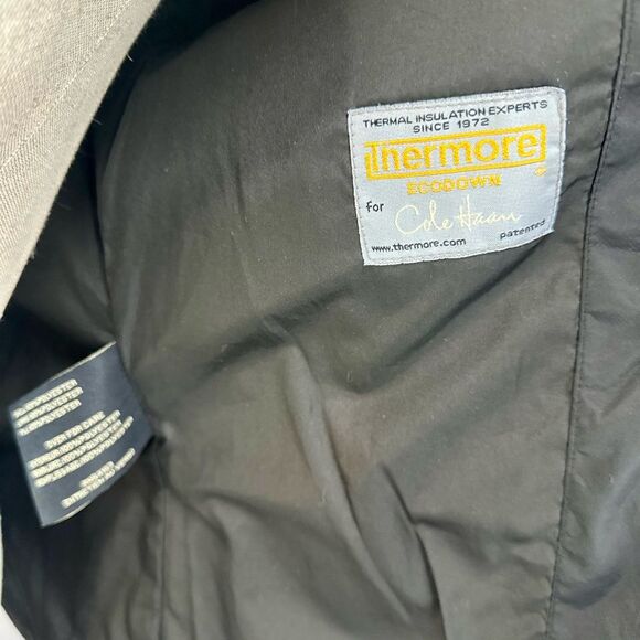 Cole Haan Signature Quilted Coat Jacket Down Insulated Womens Sz 4P Vintage Y2K - Picture 5 of 7